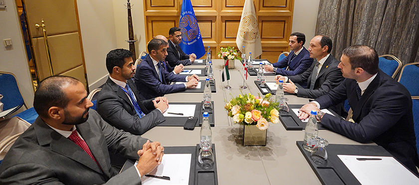 ლევან დავითაშვილი არაბთა გაერთიანებული საამიროების საგარეო ვაჭრობის საკითხებში სახელმწიფო მინისტრს თანი ბინ აჰმედ ალ ზეიუდის შეხვდა - 27.10.2023