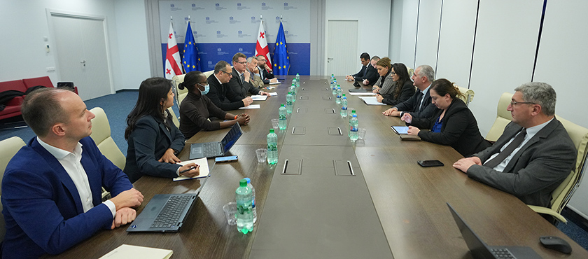 მარიამ ქვრივიშვილმა დონორი ორგანიზაციების წარმომადგენლებს სატრანსპორტო ლოგისტიკურ სექტორში მიმდინარე და დაგეგმილი პროექტები გააცნო