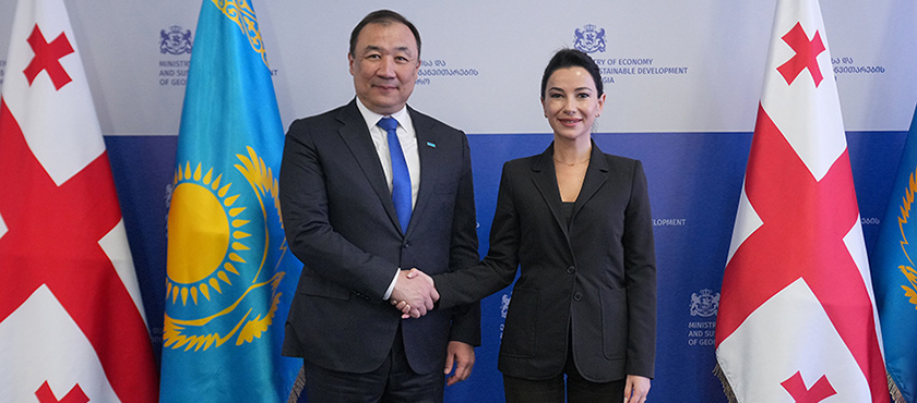 მარიამ ქვრივიშვილი ყაზახეთის რესპუბლიკის ტრანსპორტის მინისტრს შეხვდა - 7.04.2026 