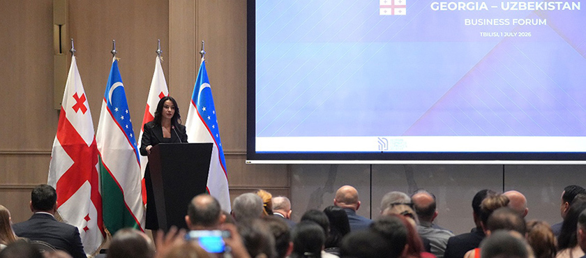 ეკონომიკისა და მდგრადი განვითარების მინისტრმა მარიამ ქვრივიშვილმა საქართველო-უზბეკეთის ბიზნესფორუმი გახსნა - 1.07.2026 