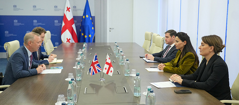 მარიამ ქვრივიშვილი საქართველოში გაერთიანებული სამეფოს ელჩს შეხვდა - 27.03.2026