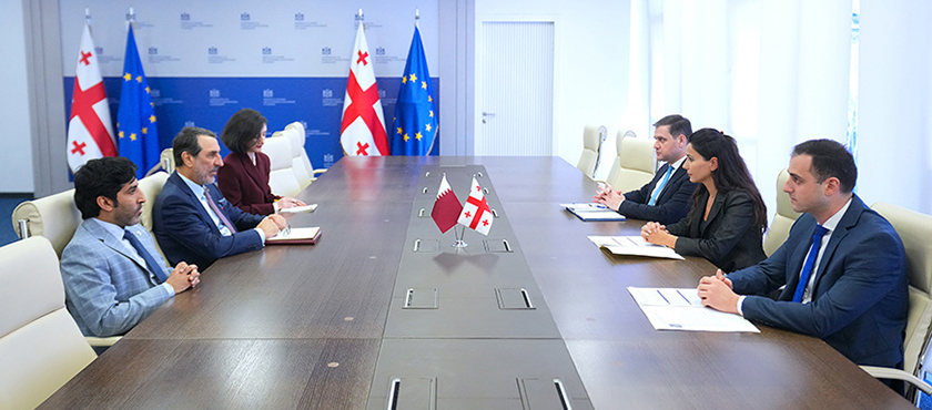 მარიამ ქვრივიშვილმა კატარის სახელმწიფოს ელჩთან საქართველოში ალი იუსუფ აბდულრაჰმან ალმულასთან ორმხრივი სავაჭრო-ეკონომიკური ურთიერთობები განიხილა - 5.03.2026